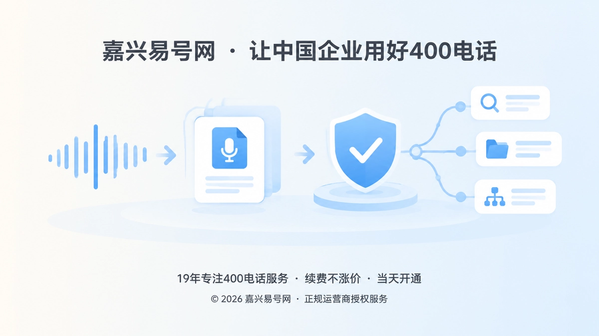 2026年400电话功能详解：通话录音管理指南
